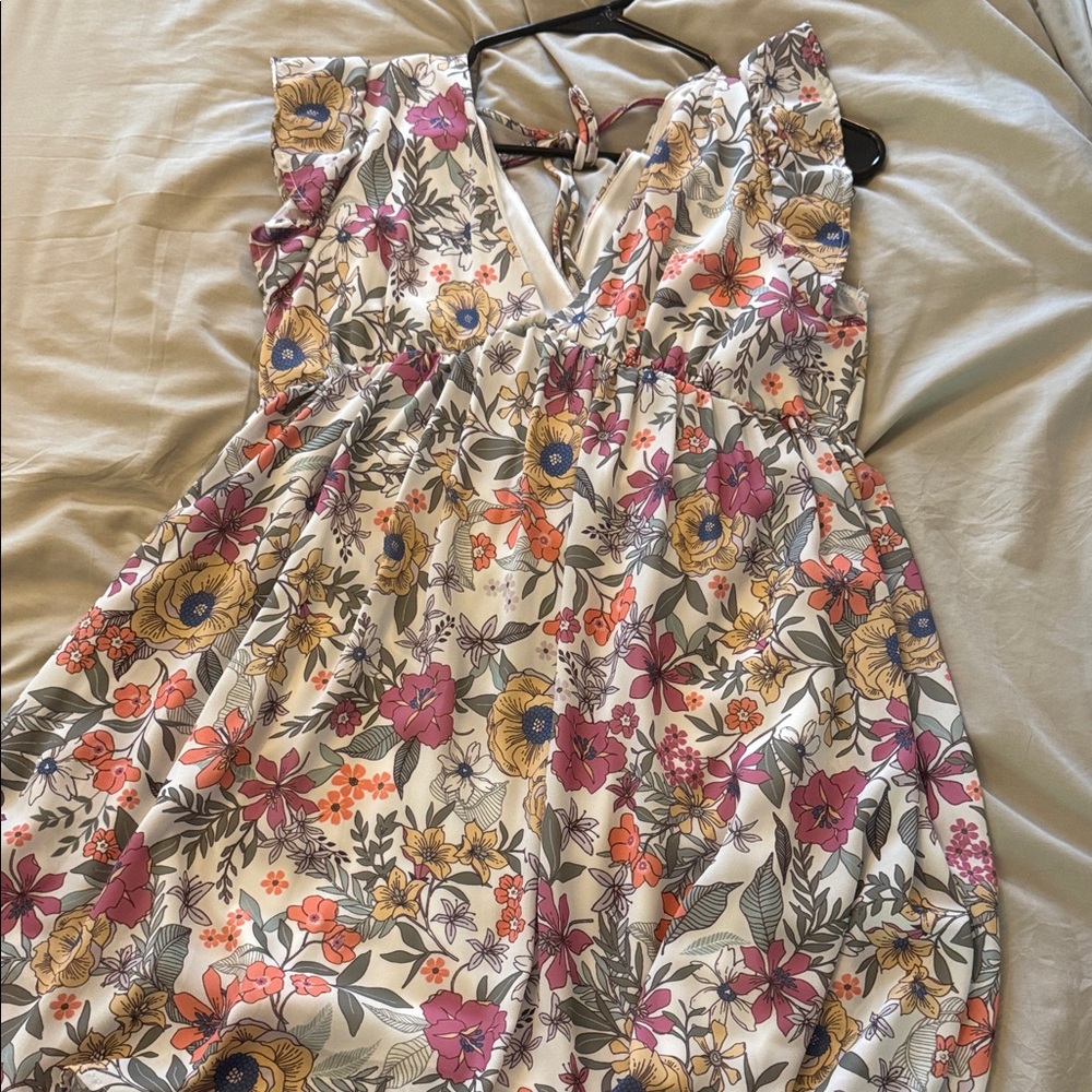 Altar'd State Floral Dress - Multicolor